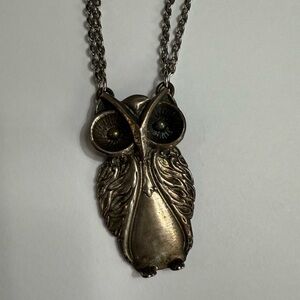 Spoon owl necklace